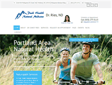Tablet Screenshot of peakhealthnaturalmedicine.com